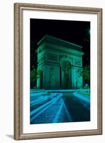 Paris by Night II-Joseph Eta-Framed Art Print