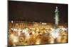 Paris by Night - In the Style of Oil Painting-Philippe Hugonnard-Mounted Giclee Print