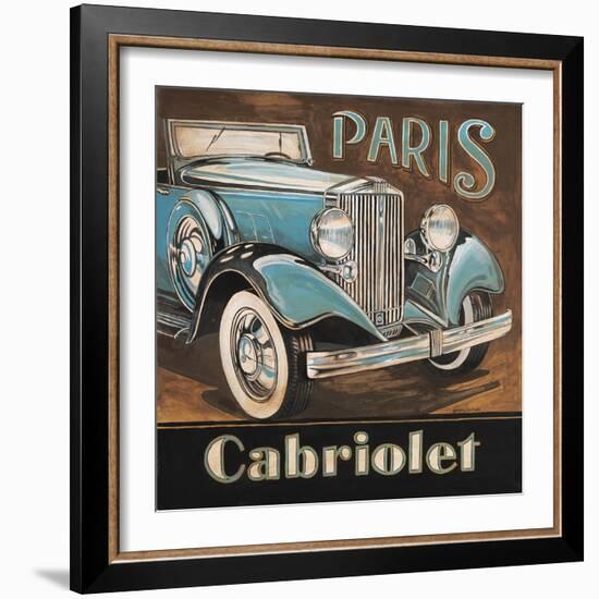 Paris Cabriolet-Gregory Gorham-Framed Premium Giclee Print