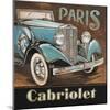 Paris Cabriolet-Gregory Gorham-Mounted Art Print