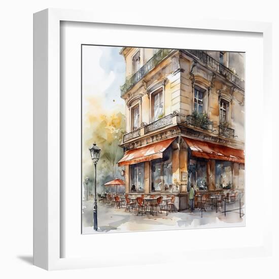 Paris Cafe 11-LSR Design Studio-Framed Art Print