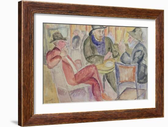 Paris Cafe, 1921-Nina Hamnett-Framed Giclee Print