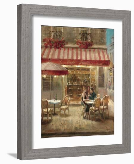 Paris Cafe II Crop-Danhui Nai-Framed Art Print