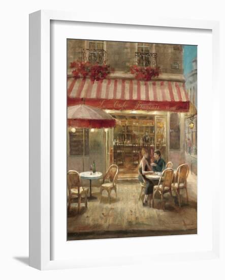 Paris Cafe II Crop-Danhui Nai-Framed Art Print