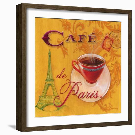 Paris Café-Angela Staehling-Framed Art Print
