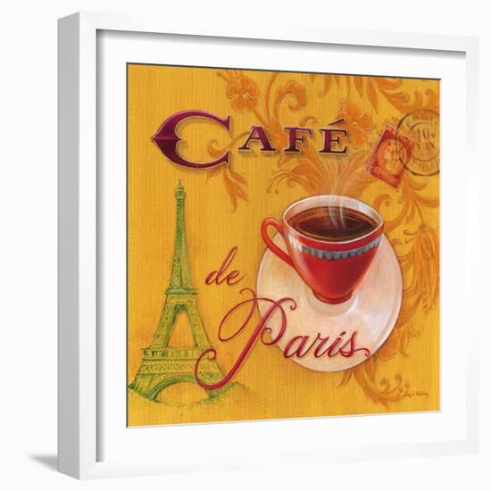 Paris Café-Angela Staehling-Framed Art Print