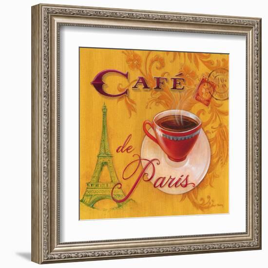 Paris Café-Angela Staehling-Framed Art Print