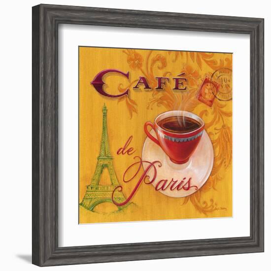 Paris Café-Angela Staehling-Framed Art Print