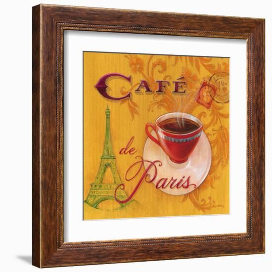 Paris Café-Angela Staehling-Framed Art Print