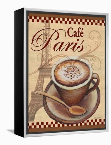 Paris Cafe-Todd Williams-Framed Stretched Canvas