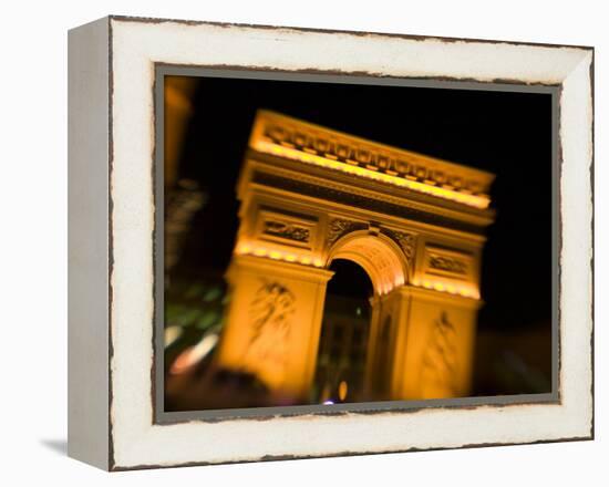 Paris Casino, Arc d' Triomphe, Las Vegas, Nevada, USA-Walter Bibikow-Framed Premier Image Canvas