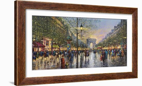 Paris Champs Elysees - Detail-Guy Dessapt-Framed Giclee Print