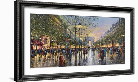 Paris Champs Elysees - Detail-Guy Dessapt-Framed Giclee Print