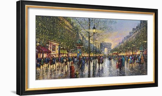 Paris Champs Elysees - Detail-Guy Dessapt-Framed Giclee Print