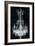 Paris Chandelier on Black 1-Morgan Yamada-Framed Art Print