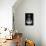 Paris Chandelier on Black 1-Morgan Yamada-Mounted Art Print displayed on a wall