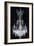 Paris Chandelier on Black 1-Morgan Yamada-Framed Art Print