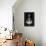 Paris Chandelier on Black 1-Morgan Yamada-Framed Stretched Canvas displayed on a wall