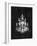 Paris Chandelier on Black 4-Morgan Yamada-Framed Art Print