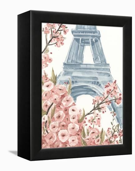 Paris Cherry Blossoms I-Annie Warren-Framed Stretched Canvas