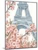 Paris Cherry Blossoms I-Annie Warren-Mounted Art Print