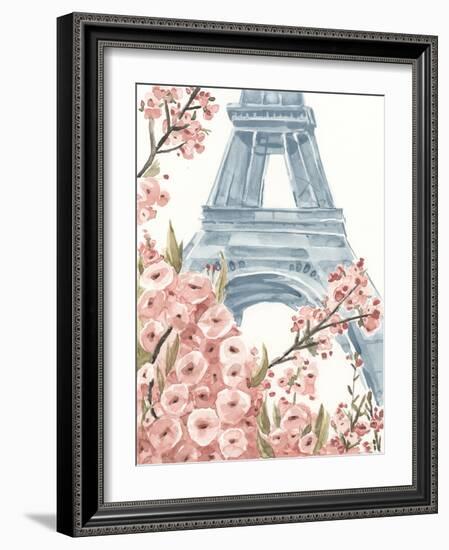 Paris Cherry Blossoms I-Annie Warren-Framed Art Print