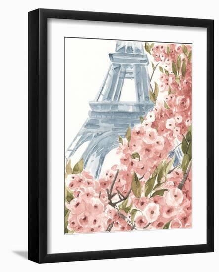 Paris Cherry Blossoms II-Annie Warren-Framed Art Print