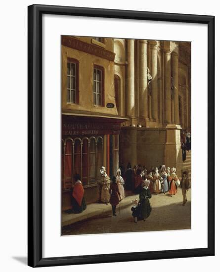 Paris Church of Saint-Roch in 1840-Moreno Gonzales-Framed Giclee Print