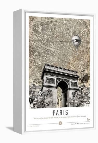 Paris (City Breaks)-Simon Goggin-Framed Premier Image Canvas