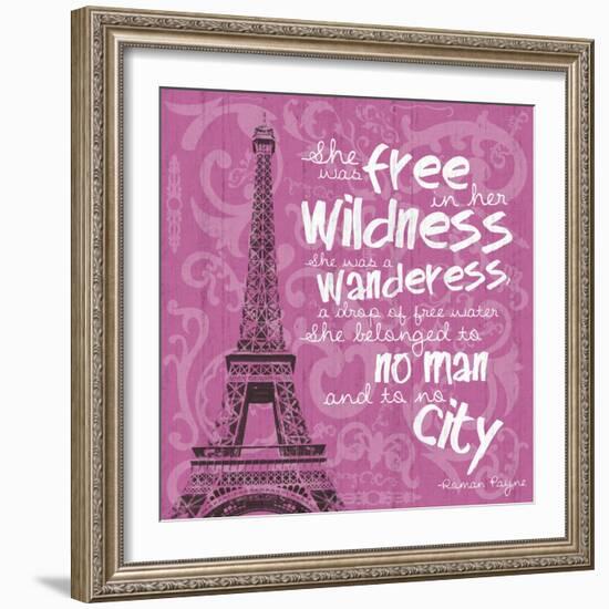 Paris City-Lauren Gibbons-Framed Art Print