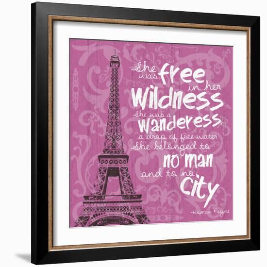 Paris City-Lauren Gibbons-Framed Art Print