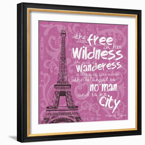 Paris City-Lauren Gibbons-Framed Art Print