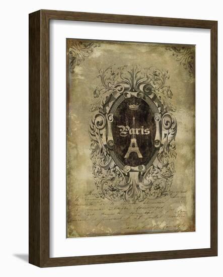 Paris Classique II-Oliver Jeffries-Framed Art Print