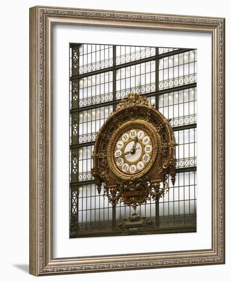 Paris Clock 1-Chris Bliss-Framed Photographic Print