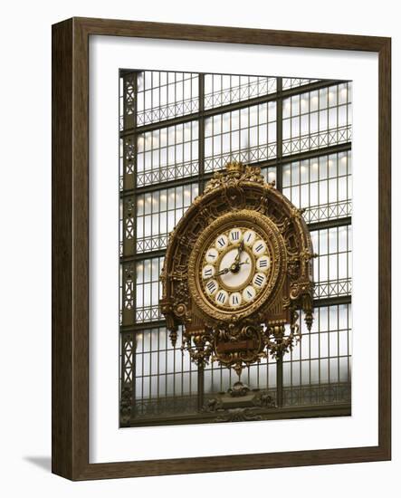 Paris Clock 1-Chris Bliss-Framed Photographic Print