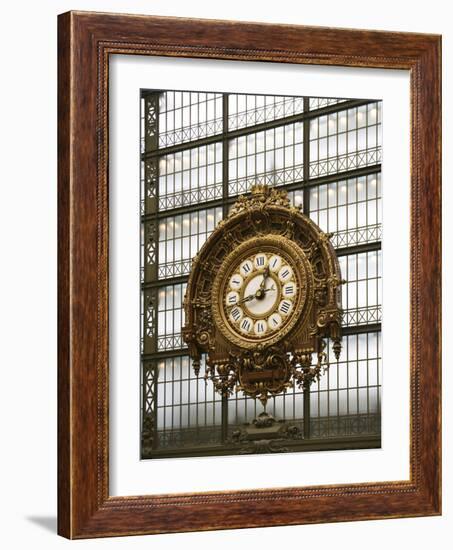 Paris Clock 1-Chris Bliss-Framed Photographic Print