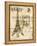 Paris Collage I - Eiffel Tower-Gregory Gorham-Framed Stretched Canvas