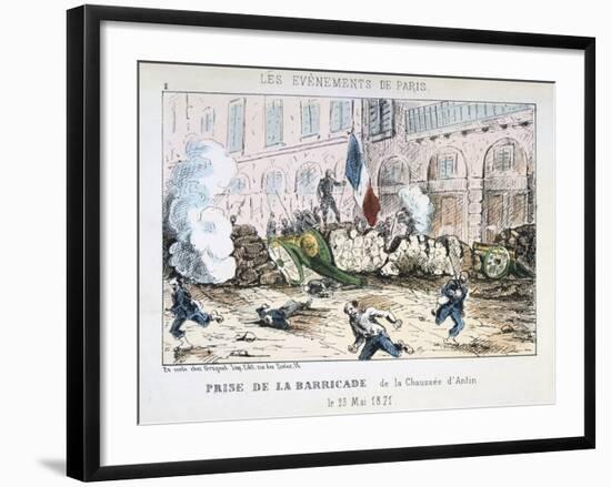 Paris Commune, 1871-null-Framed Giclee Print