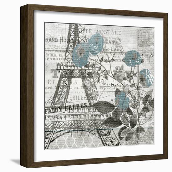 Paris Country 1-Kimberly Allen-Framed Art Print