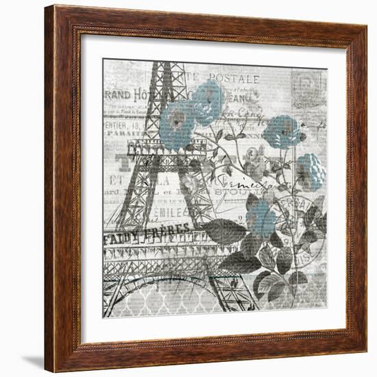 Paris Country 1-Kimberly Allen-Framed Art Print