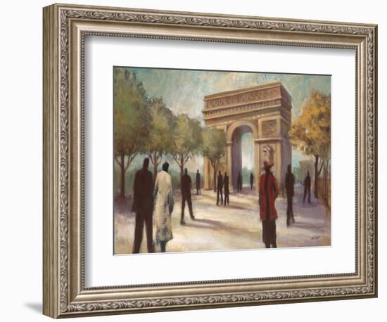 Paris Crowds-Marc Taylor-Framed Art Print