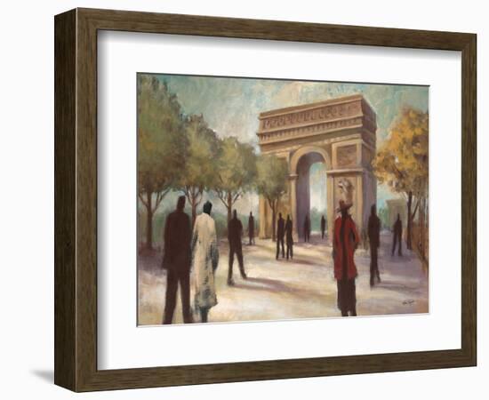 Paris Crowds-Marc Taylor-Framed Art Print