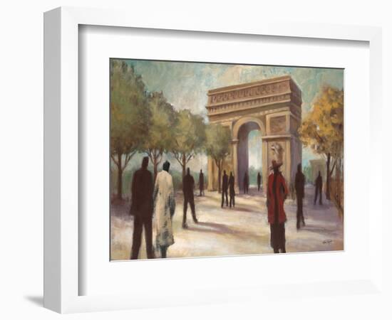 Paris Crowds-Marc Taylor-Framed Art Print