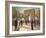 Paris Crowds-Marc Taylor-Framed Art Print