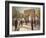 Paris Crowds-Marc Taylor-Framed Art Print