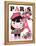 Paris Cutie-Joan Coleman-Framed Stretched Canvas