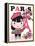 Paris Cutie-Joan Coleman-Framed Stretched Canvas