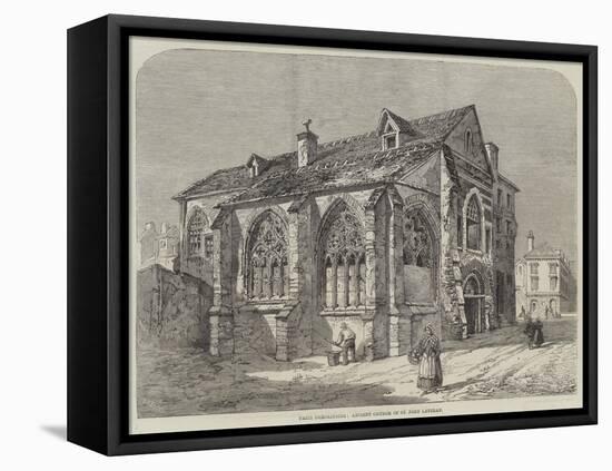 Paris Demolitions, Ancient Church of St John Lateran-Richard Principal Leitch-Framed Premier Image Canvas