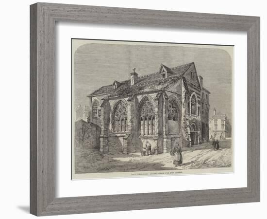 Paris Demolitions, Ancient Church of St John Lateran-Richard Principal Leitch-Framed Giclee Print