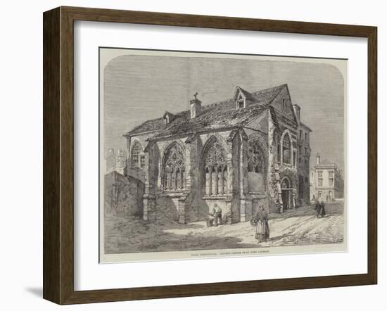 Paris Demolitions, Ancient Church of St John Lateran-Richard Principal Leitch-Framed Giclee Print